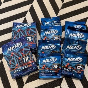 Lot of Nerf Elite 2.0 Darts